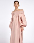 SIXDO G-Pink Raw Loose Dress for Women